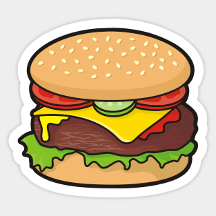 Cheeseburger Sticker